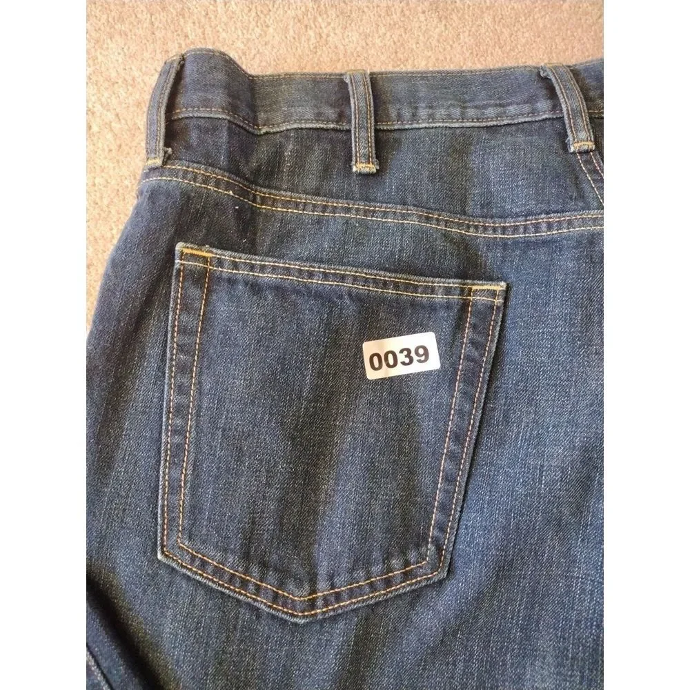 Old Navy Jeans Men 38x32 Blue Denim Loose‎ Fit Dark Wash Casual Travel Vacation